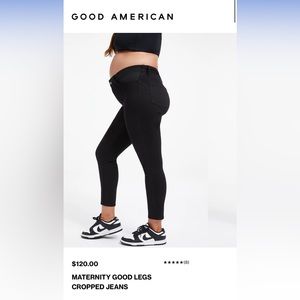 Good American Maternity Good Legs Skinny Jean - Black Used